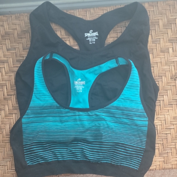 Set Of 2 Spalding Sports Bras - Picture 1 of 3